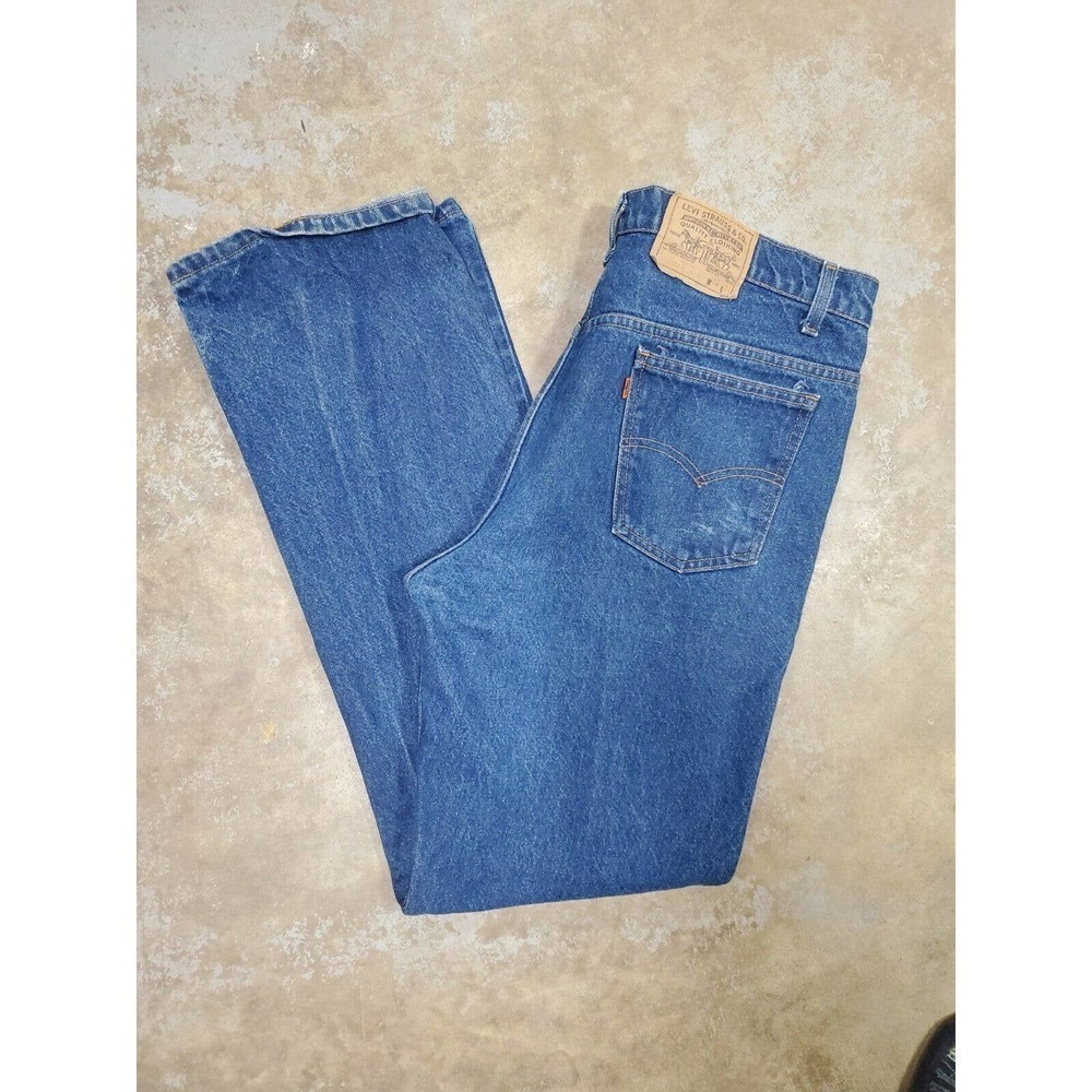 Vintage Levis 517 (20517-0217) Orange Tab‎ Denim Jeans Mens 40x34 USA